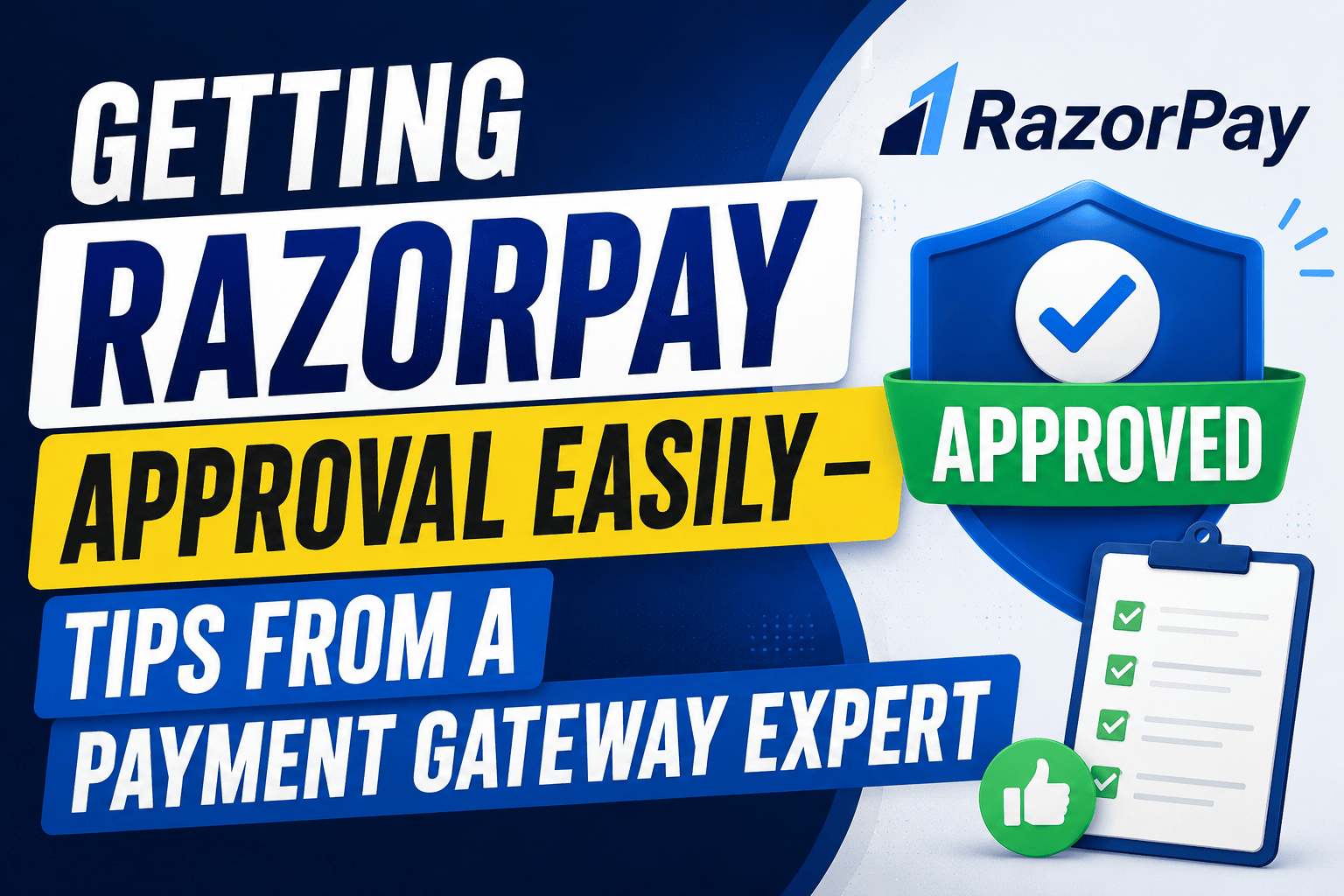 Getting RazorPay Approval Easily – Tips From a Payment Gateway Expert