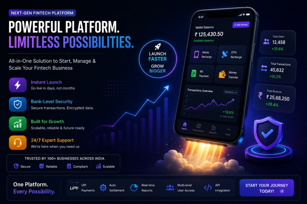 White Label Recharge Software: Fastest Way to Launch Your Fintech Brand